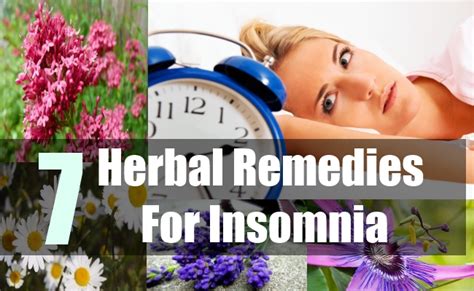 7 Herbal Remedies For Insomnia Natural Home Remedies And Supplements