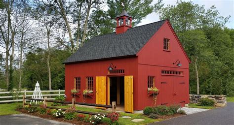New England Style Barns Post And Beam Garden Sheds Country Style