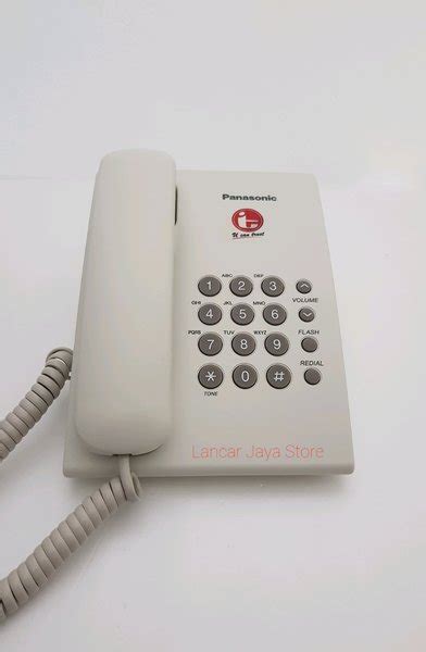 Jual Telepon Meja Kantor Panasonic Kx Ts505 Putih Di Lapak Lancar Jaya