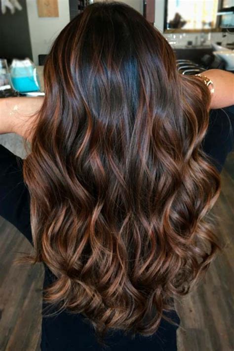 We have a ton of examples off of the different balayage highlights you could try! Hair Color 2017/ 2018 - Highlights for dark brown hair are ...