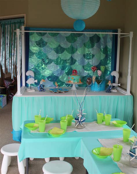 Under The Sea Mermaid Party Birthday Party Ideas Photo 2 Of 4