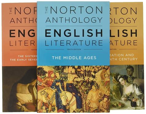 The Norton Anthology Of English Literature 3 Volume Set A B And C