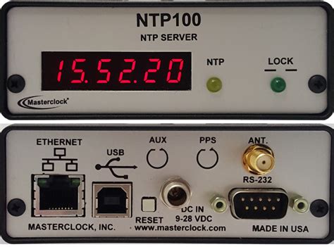 Facts, infos and practical examples for using ntp with different operating sytems and with different time sources for time synchronization. NTP100-GPS NTP Time Server — Masterclock, Inc.