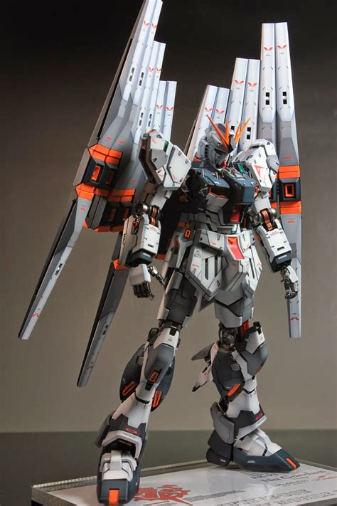Gundam Guy Mg 1100 Nu Gundam Ver Ka Customized Build W Leds
