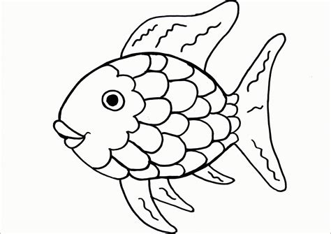 Coloriage  moins cher  promotion  avis Rainbow Fish à colorier
