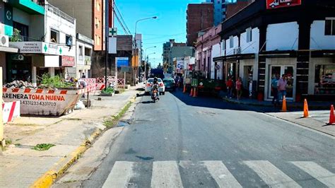 Comenzó El Ensanche De Calle Corrientes Restringen El Tránsito En La Zona