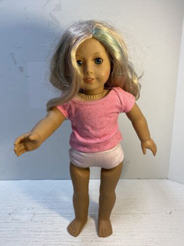 18 American Girl Doll Blond Hair Blue Eyes Pa 11392hk 2012 Ebay
