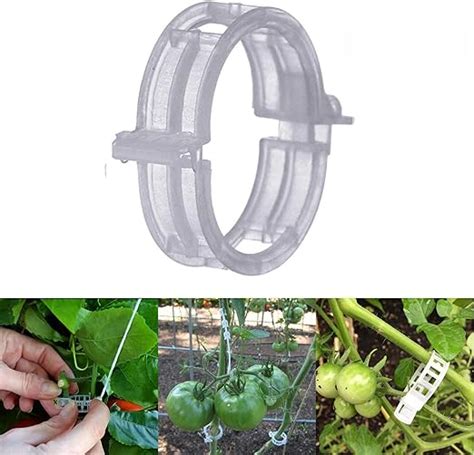 300 Pcs Tomato Trellis Clips Tomato Vine Clips Plant Support Garden