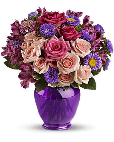 Telefloras Purple Medley Heards Florist