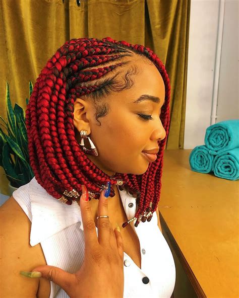 Nneoma Nne🇳🇬 On Instagram So Obsessed With This Fiery Red Braid Bob