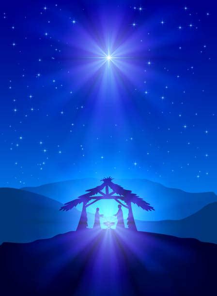 Religious Christmas Background Illustrations Royalty Free Vector