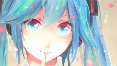 hatsune miku aqua eyes anime girls smiling vocaloid wallpapers hd desktop and mobile