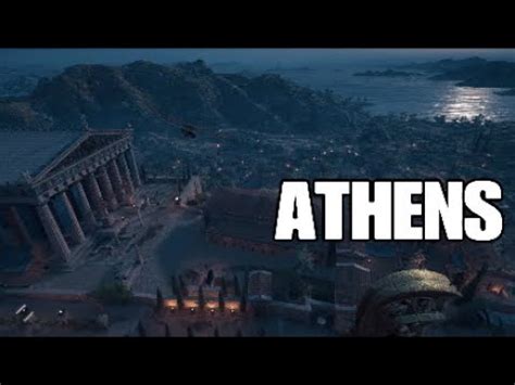 Assassin Creed Odyssey Athens View With The Parthenon Youtube