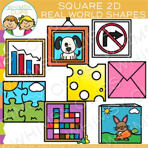 Square 2d Shapes Real Life Objects Clip Art Images And Illustrations