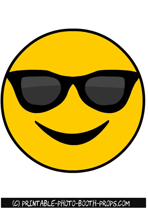 Use these free printable emoji faces to decorate your home for a fun emoji themed birthday. 20 Free Printable Emojis Photo Booth Props