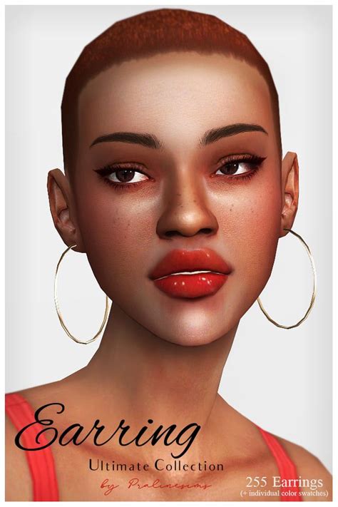 Earring Ultimate Collection Pralinesims Sims 4 Cc Makeup Sims 4 Cc