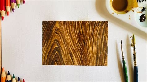 Wood Texture Watercolor Youtube