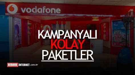 Vodafone Faturas Z Avantajl Kolay Paketler Nas L Y Klenir Vodafone