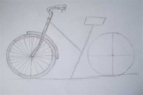 Cara Melukis Basikal Dengan Mudah Bike Drawing Easy Simple Cartoon