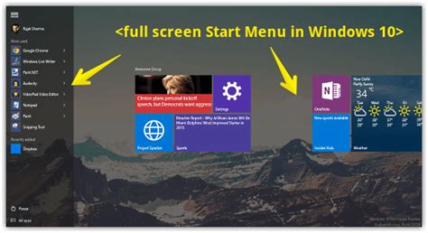 10 Exciting Features Of The Windows 10 Start Menu