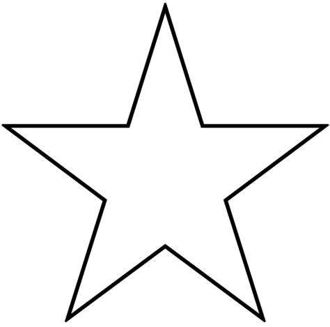 Free Star Shapes To Use As Patterns For Applique Quilting Or Clipart