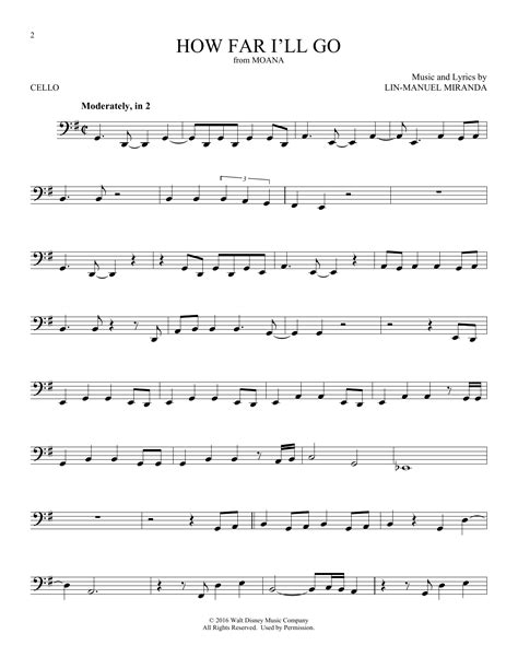 101 Disney Songs Cello For Cello Sheet Music By Various Hal