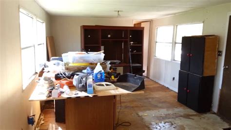 Before And After Of A 1972 Mobile Home Remodel Youtube