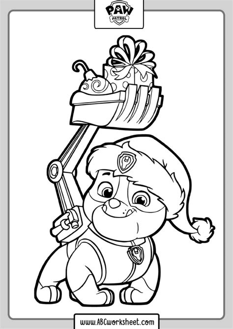 Paw Patrol Coloring Pages Abc Worksheet