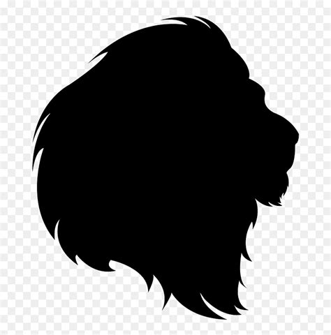 Lion Head Silhouette Hd Png Download Vhv