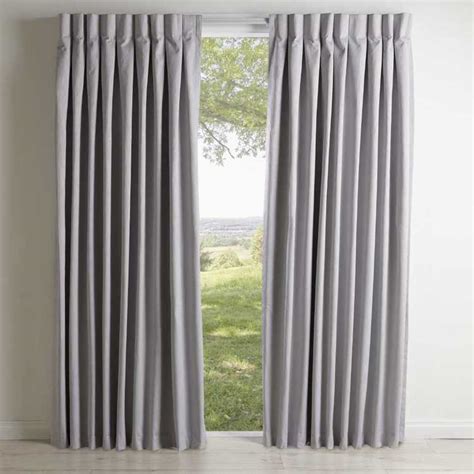 Filigree Westbury Inverted Pinch Pleat Curtain Silver