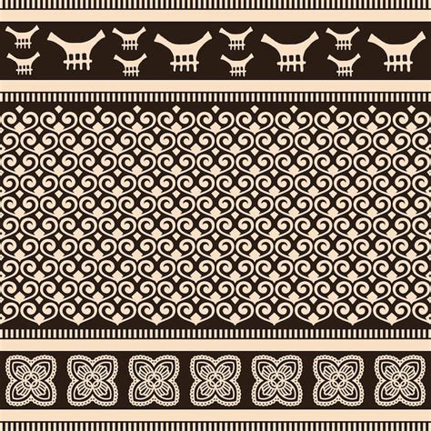 Premium Vector Ethnic Indonesian Batik Toraja Pattern