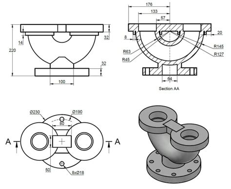 It is the native format for several cad packages including autocad. Provide 2D And 3D Drawing Of Mechanical Part | 3D & 2D ...