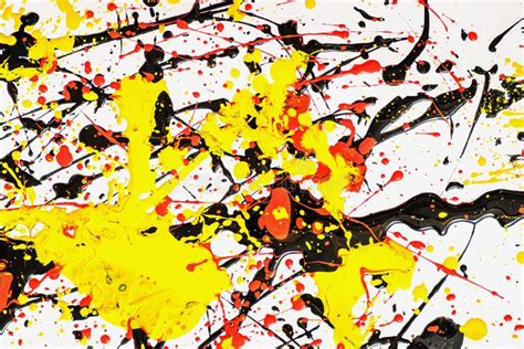 Abstract Expression Colorful Splash Background Bright Watercolor