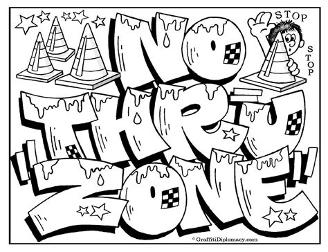 Graffiti Coloring Pages Online Graffiti And Street Art Coloring