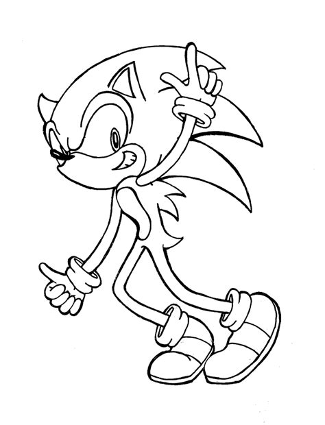 Sonic Outline By Leannemay4 On Deviantart