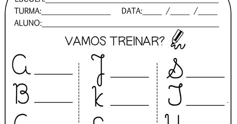 Atividades Com Alfabeto Cursivo Maiusculo E Minusculo 09 Alfabeto Em