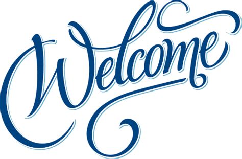 Welcome Text Sign Transparent Png Stickpng