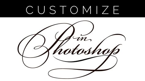 How To Customize Fonts In Photoshop