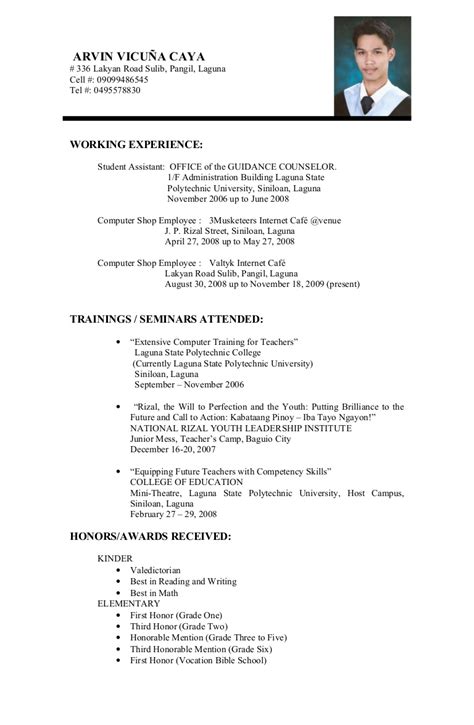 You won't have to worry about this level of formatting if you're using visualcv, but here are some guidelines for your. Samples of Resumes for College Students | Sample Resumes