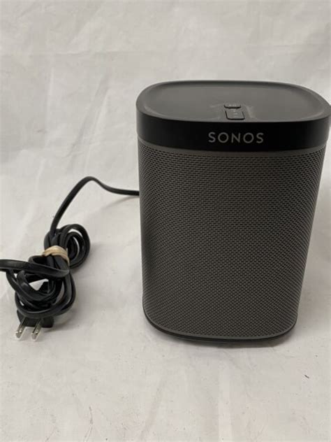 Sonos Play1 Speaker Black With Power Cord Ebay