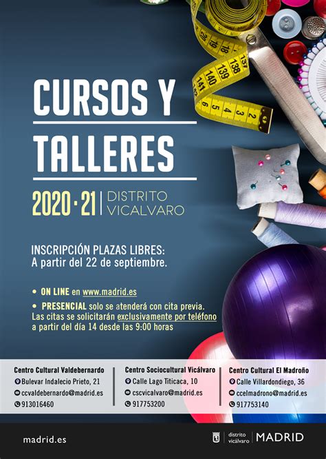 Cursos Y Talleres Centros Culturales Madrid