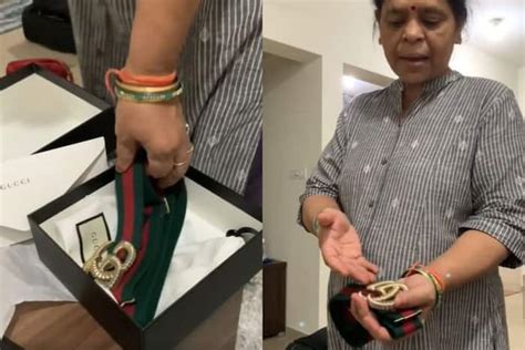 viral video this desi mom s reaction to her daughter s gucci belt worth rs 35 000 has left
