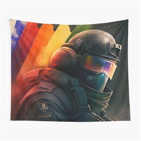 Rainbow Six Siege Soldier Tapestry For Sale By Asendar1 Redbubble