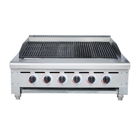 Commercial Stainless Steel Gas Lava Rock Grill China Lava Rock Grill