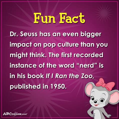 Fun Fact Dr Seuss Has An Even Bigger Impact On Pop Culture Than You