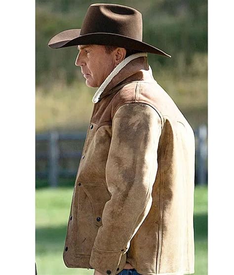 Kevin Costner Yellowstone Season Jacket Glj