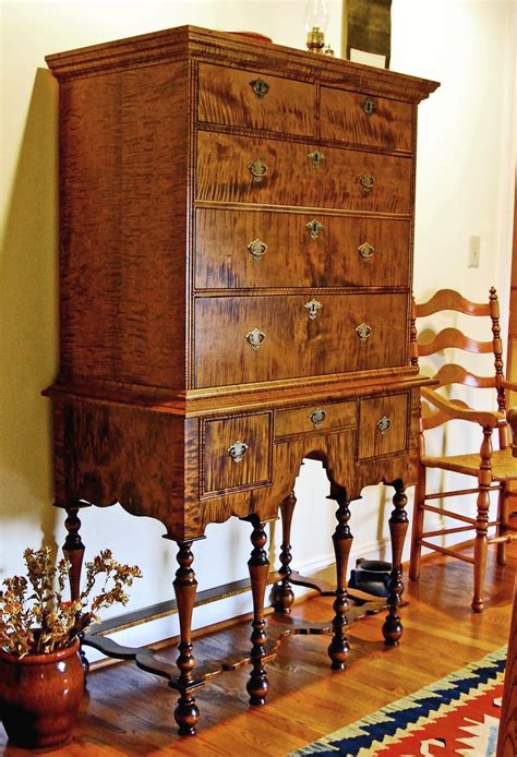 William And Mary Highboy Early American Furniture Colonial Furniture