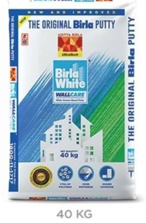 Aditya Birla White Putty 40 Kg At Rs 790bag Birla White Wall Putty