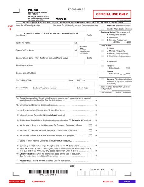 Or 40 Fillable Form Printable Forms Free Online