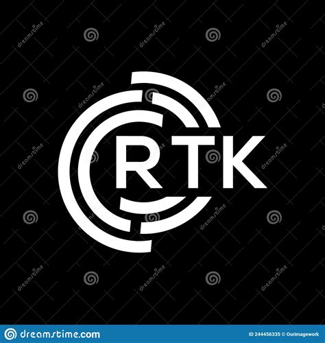 Rtk Letter Logo Design Rtk Monogram Initials Letter Logo Concept Stock